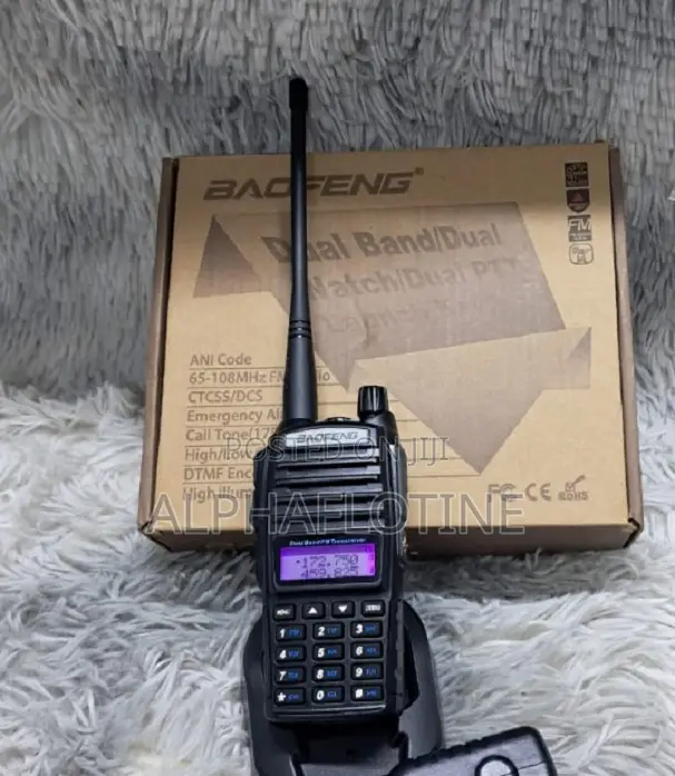 Walkie Talkie - 8-10 Km Baofeng Uv-82 Dual Band Handheld