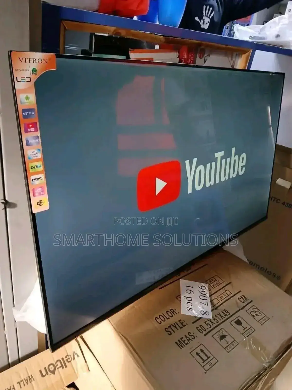 Vitron 43 Inches Smart Android Version 14 Television
