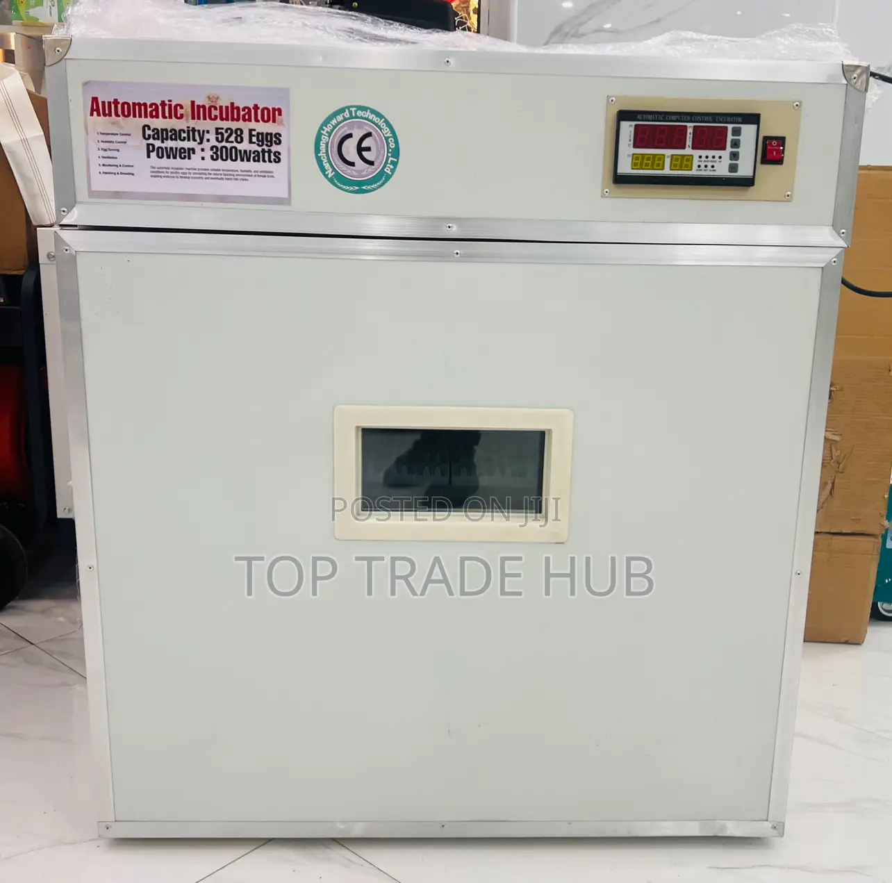 Ac/Dc Automatic Egg Incubators 528 Egg Capacity 300w