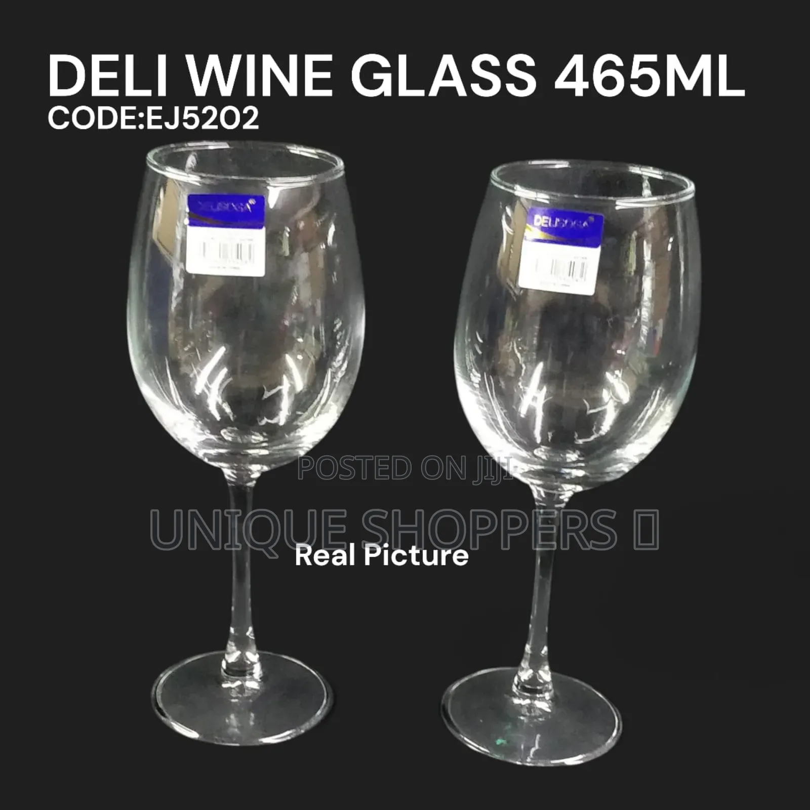 Delisoga Wine Glass 465ml (Code: Ej5202)* Now Available