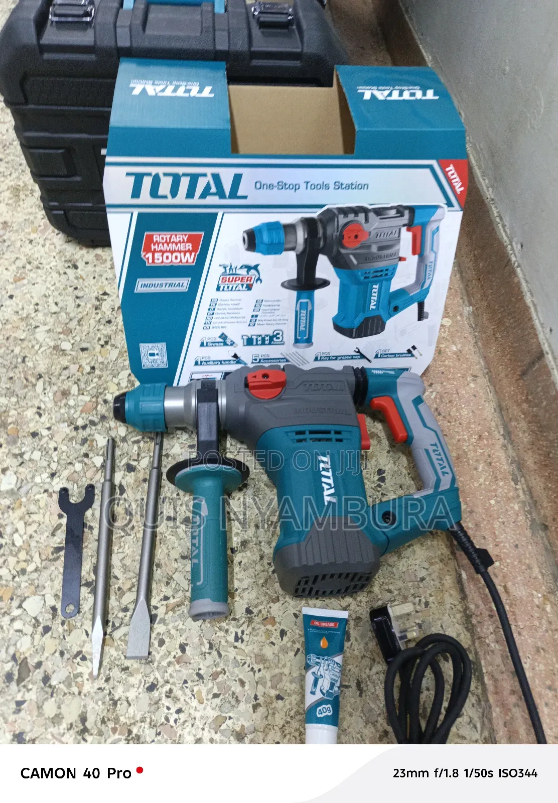 Total Rotary Hammer 1500w / Electric Industrial Rotary Hammer Machine