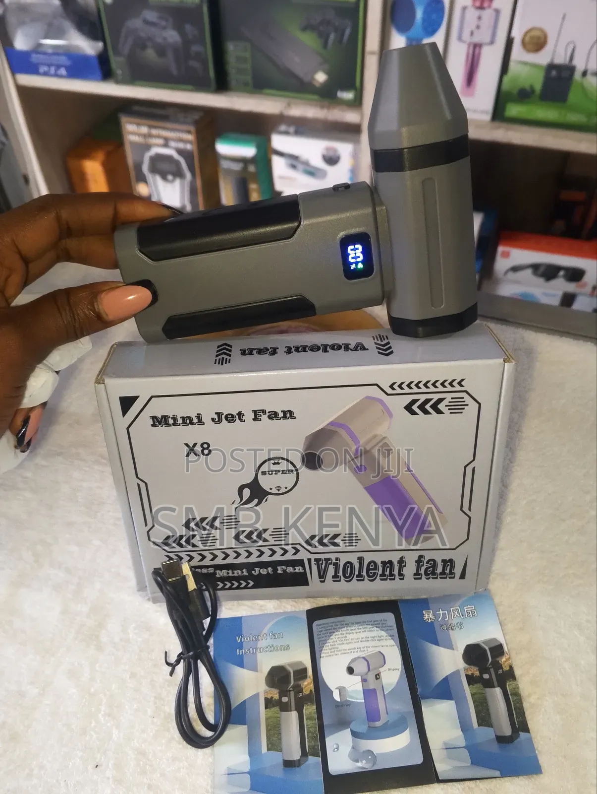 Mini Violent Turbo Fan Air Blower Handheld
