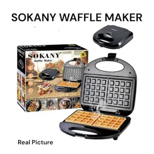 Code:Sk-113
Sokany Waffle Maker 
Detachable Plates