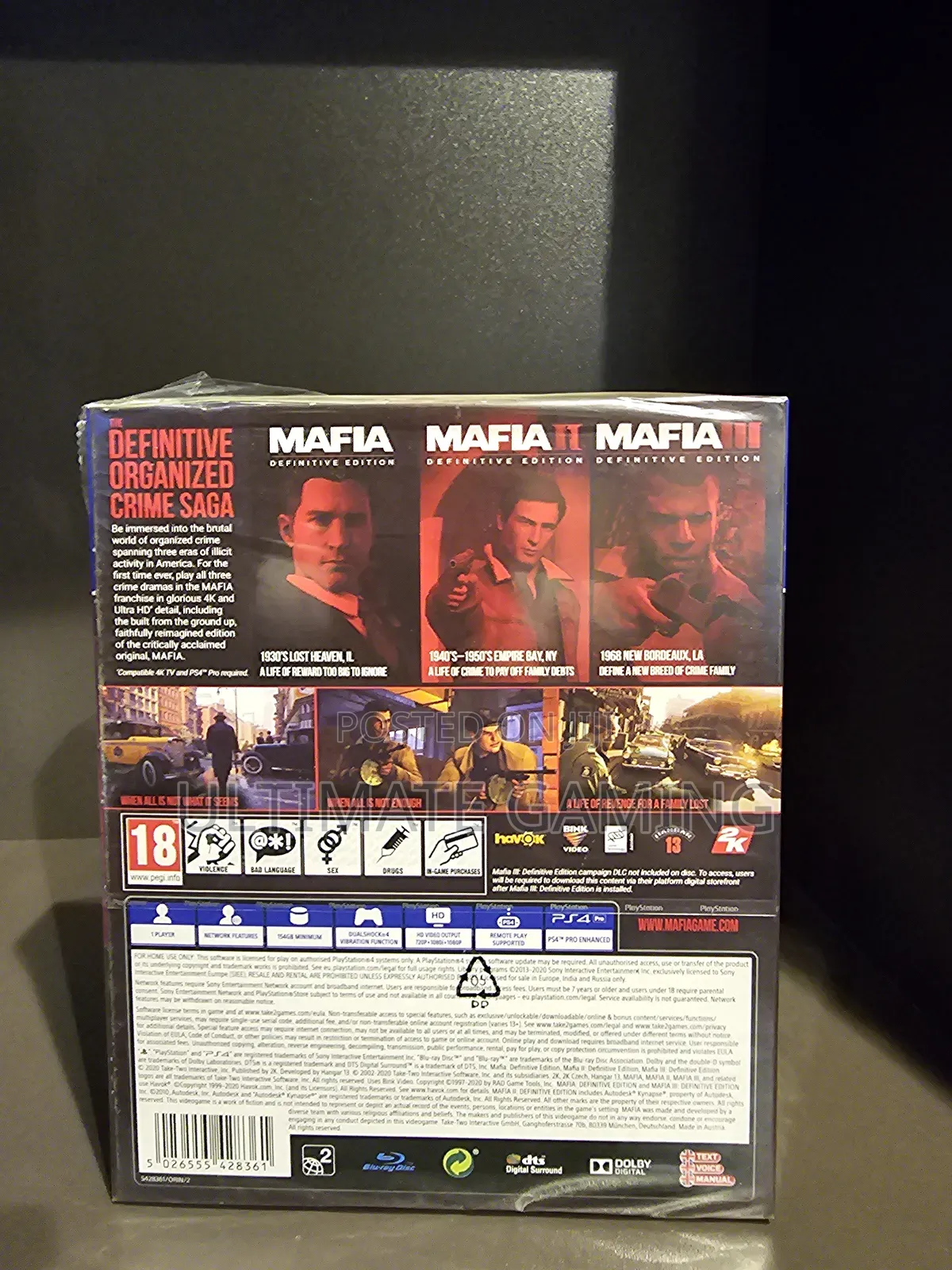 Ps4 Mafia Trilogy