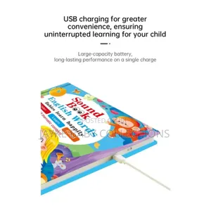 Interactive English Sound Book for Kids Toddlers