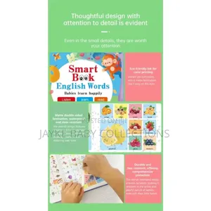 Interactive English Sound Book for Kids Toddlers