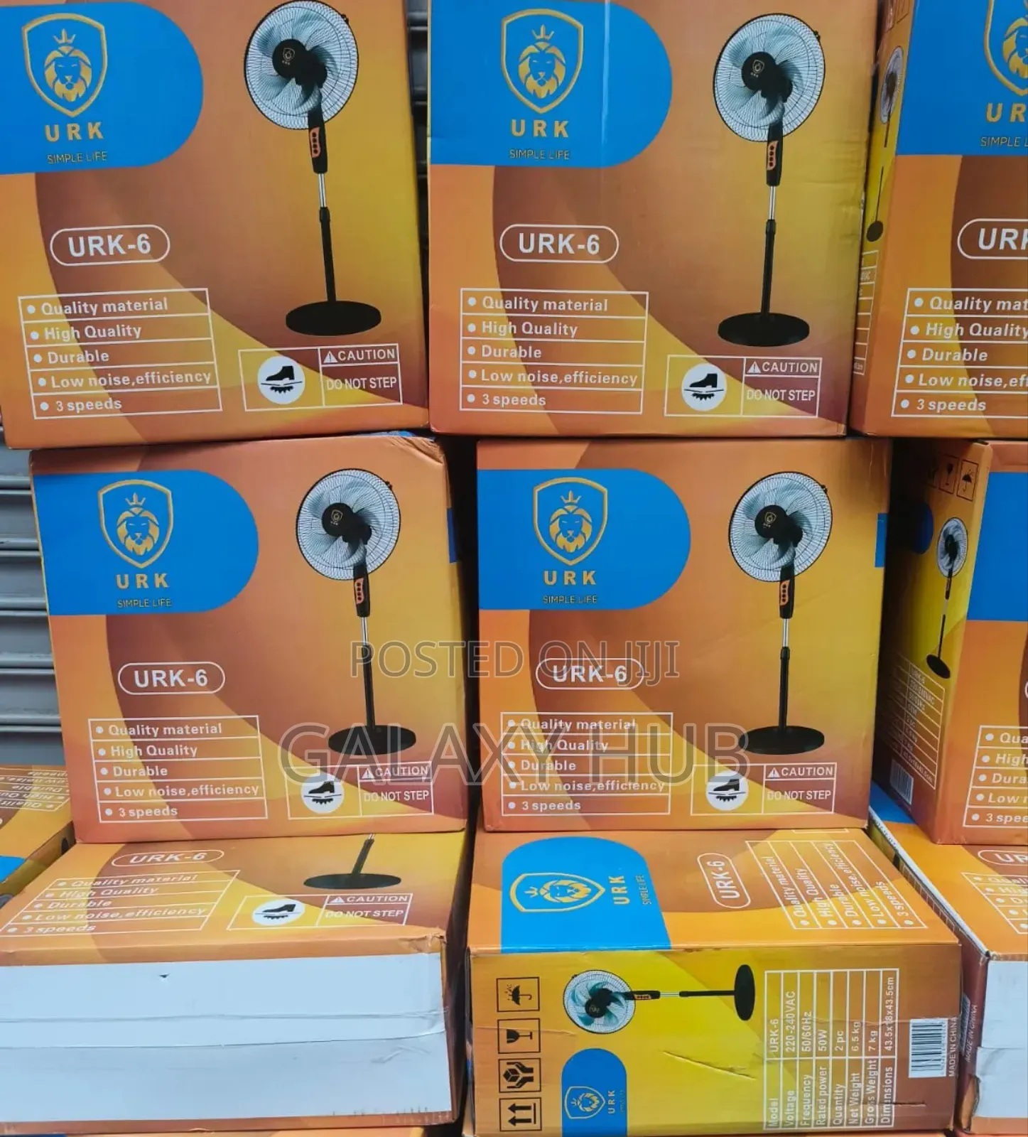 Urk 16 Inches Standing Fan