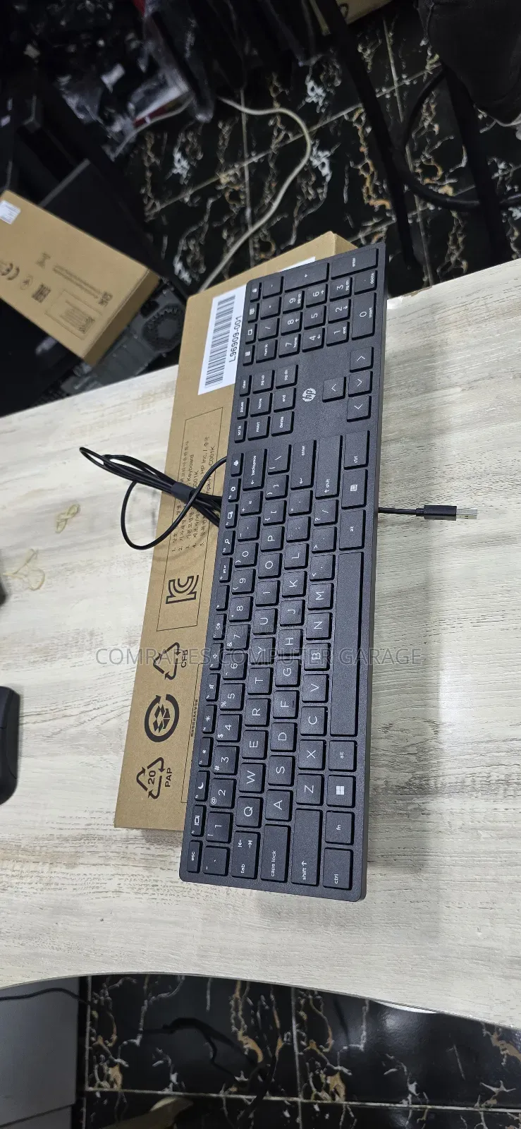 Hp Wired Desktop Keyboard.