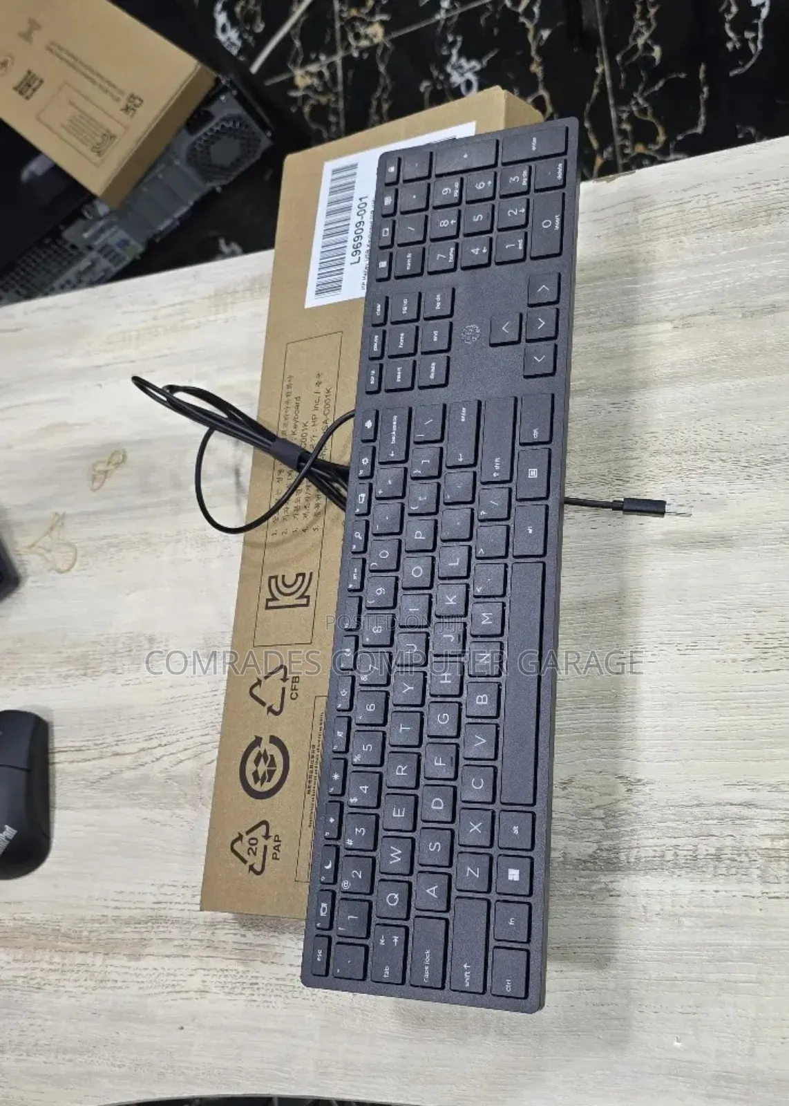 Hp Wired Desktop Keyboard.
