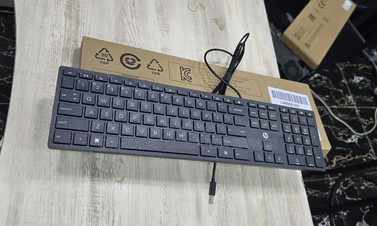 Hp Wired Desktop Keyboard.