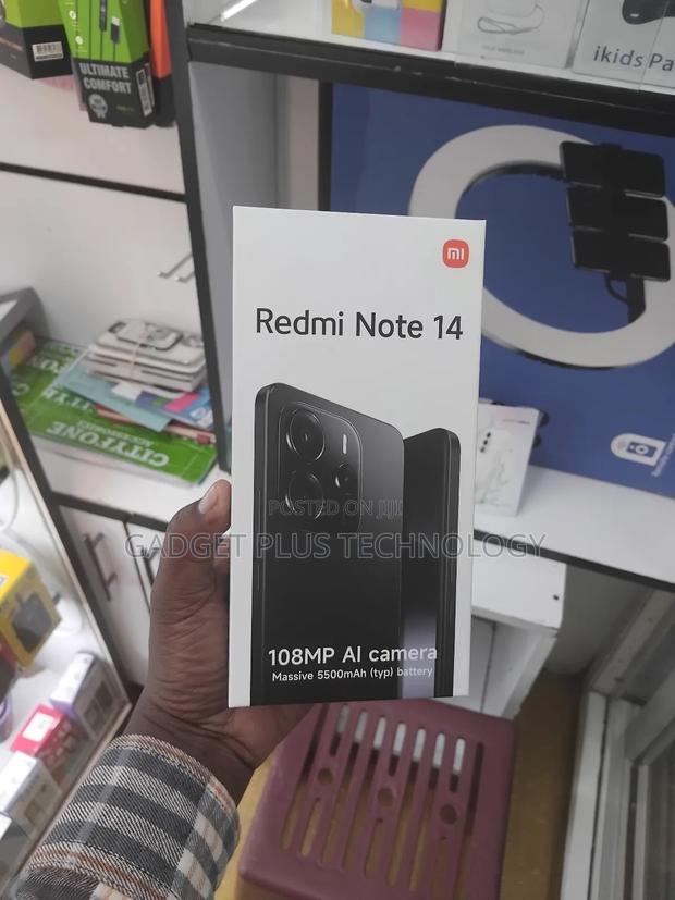 New Xiaomi Redmi Note 14 128 GB Black - thumbnail 2