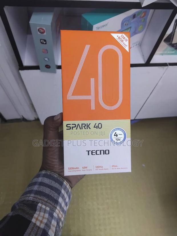 New Tecno Spark 40 128 GB Black - thumbnail 2