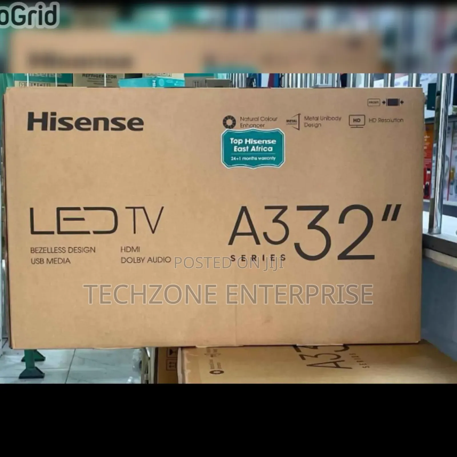 Hisense 32 Inch Digital Led Frameless Tv With Dolby Audio