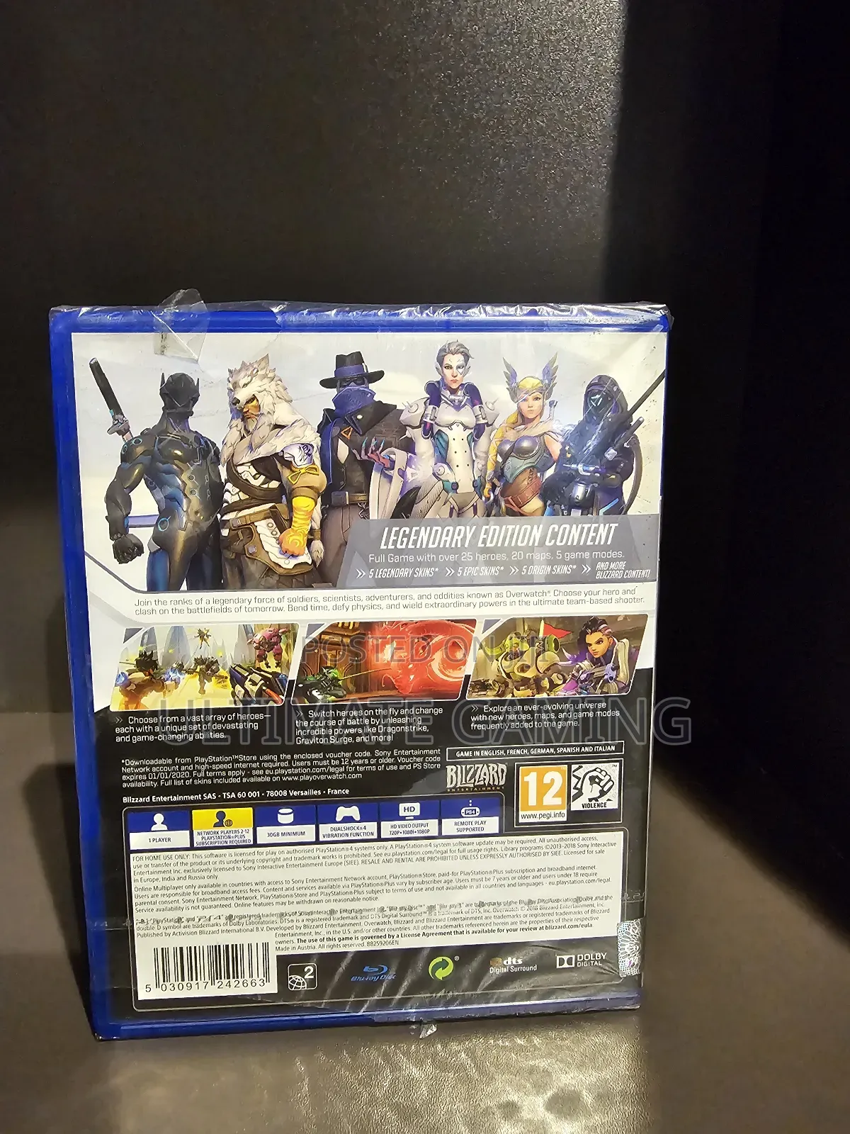 Ps4 Overwatch Legendary Edition