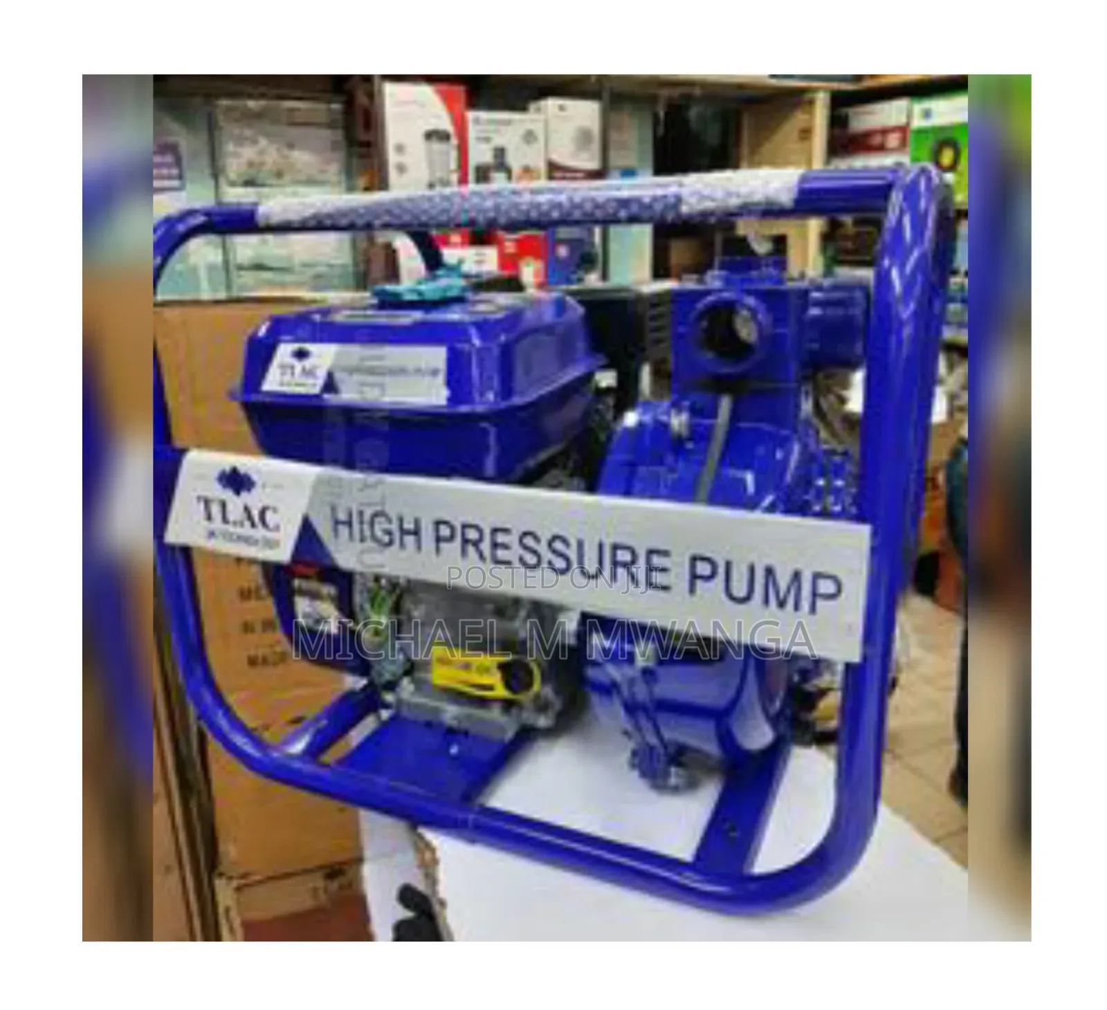 Blue High Pressure Pump ( Tlac Technologies
