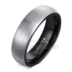 Tungsten Carbide 6mm Silver Ring for Men