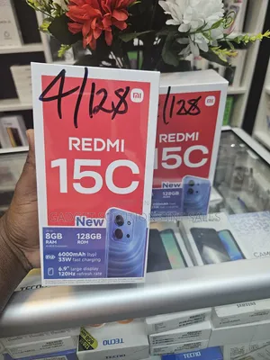 New Xiaomi Redmi 15C 4G 128 GB Black