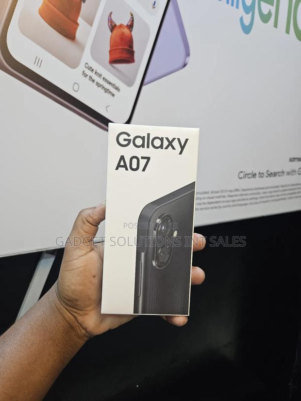 New Samsung Galaxy A07 4G 128 GB Black
