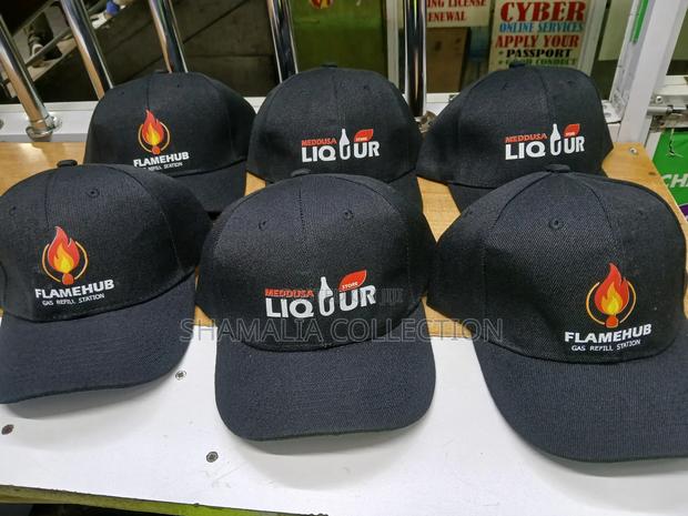 Black Printed Caps - thumbnail 5