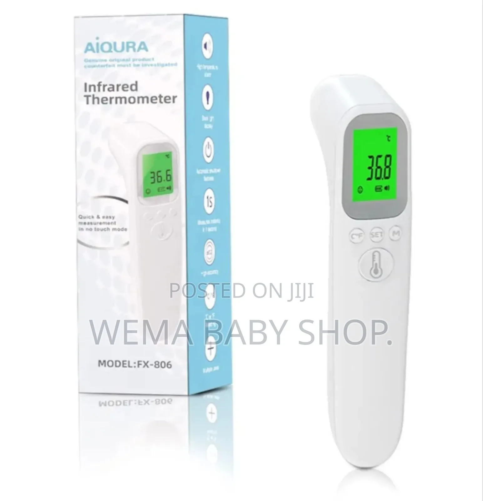 Kids/Adult Digital Infrared Forehead Thermometer