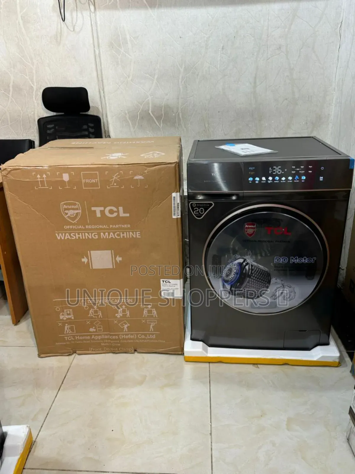 *Tcl 10kg/7kg* Wash Dry ( *C7110wdg* ) Front Load Washing Machine