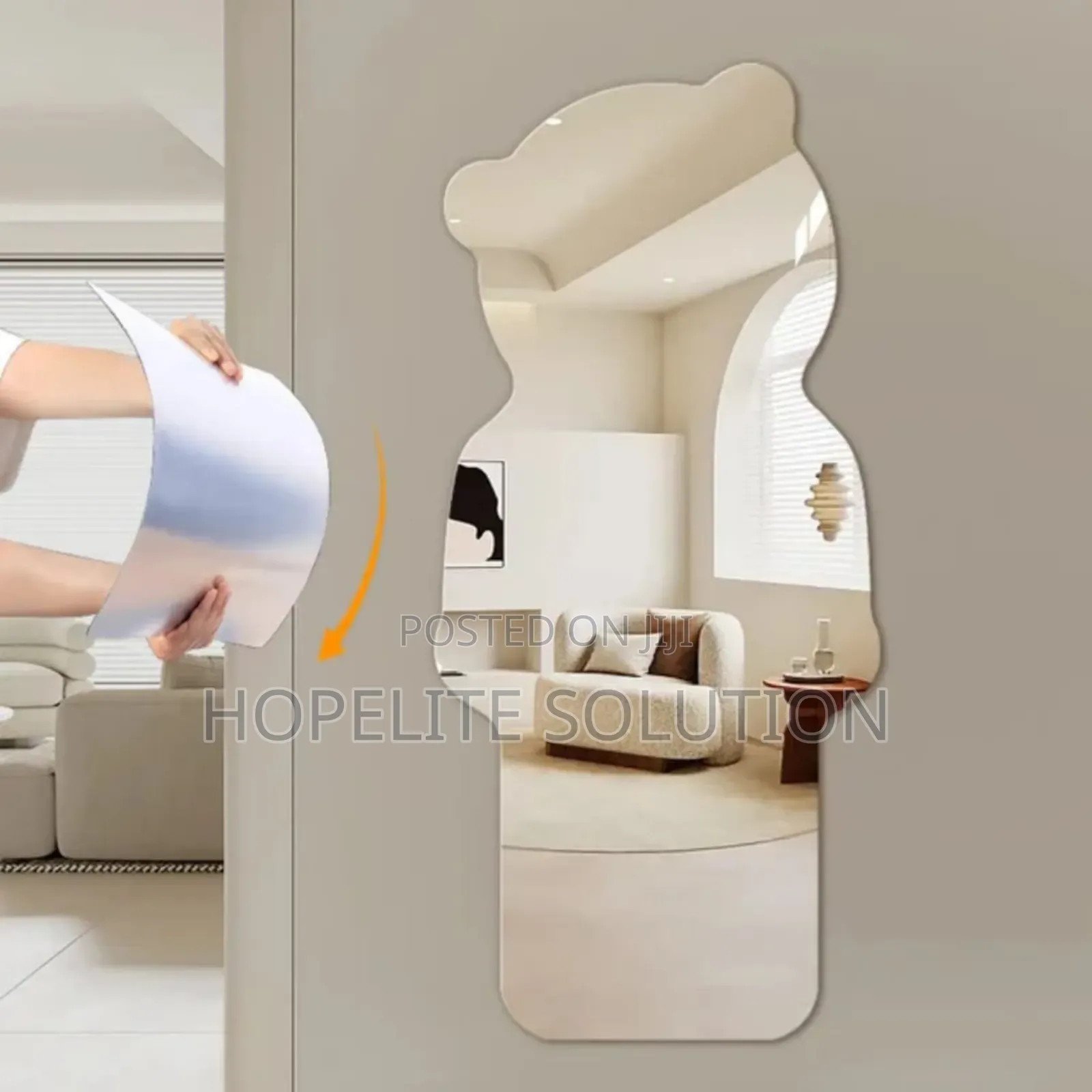 Dolly Shaped Acrylic Mirror