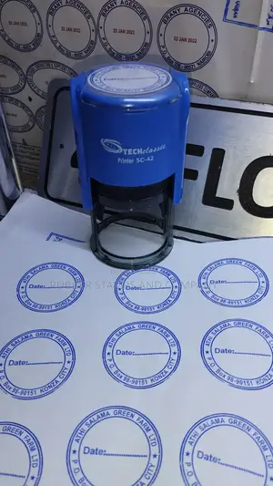 Plain Self Inking Rubber Stamp (With No Date)