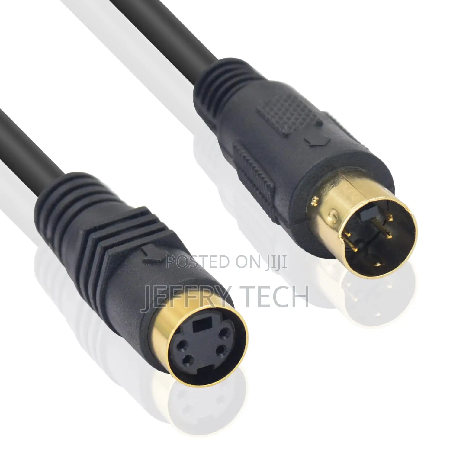 S-Video Cable, Mini Din 4-Pin Male to Female Cable, Mini Din 4-Pin S-