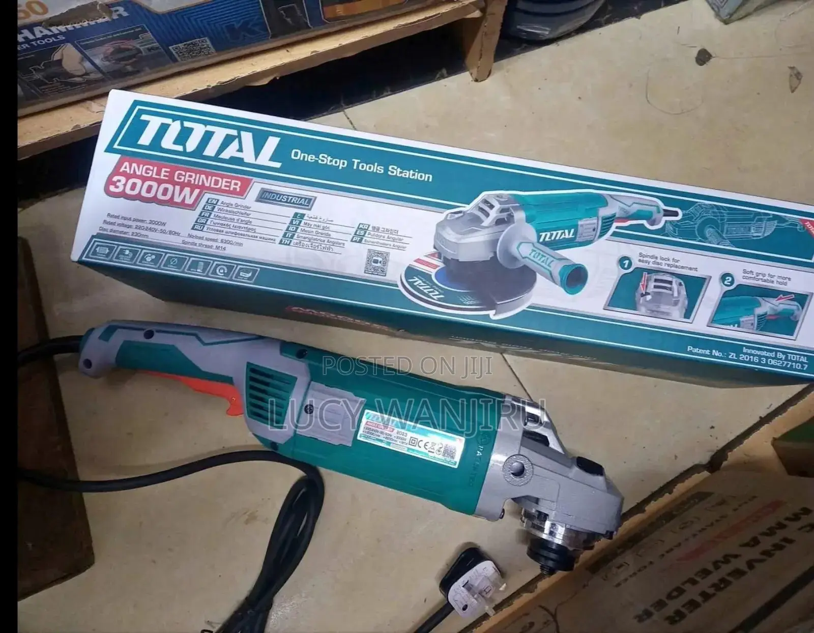 3000watts Grinder Total/ Total Angle Grinder 9 Inches 3000w