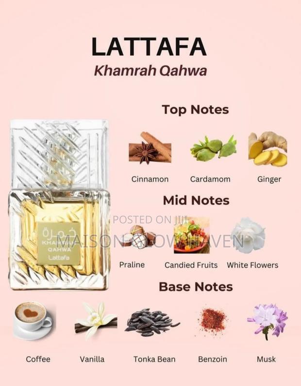 Lattafa Khamrah Qahwa Premium Perfume. - thumbnail 7