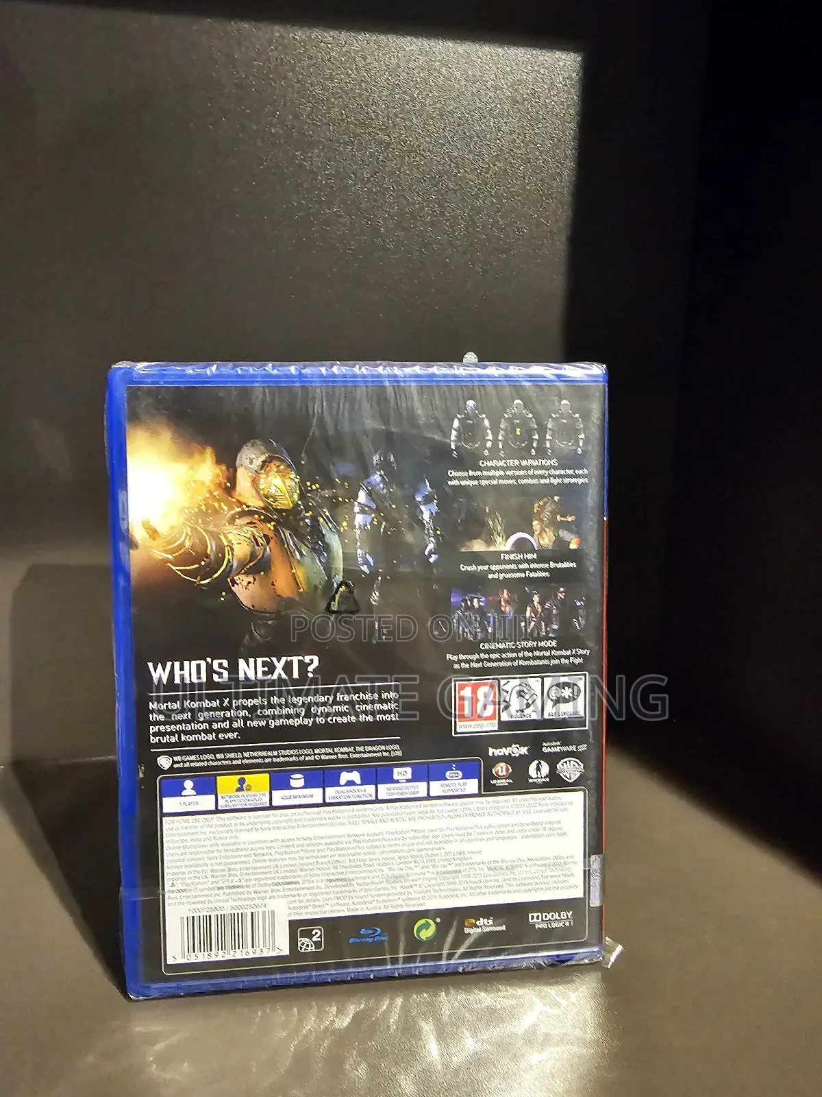 Mortal Kombat X Ps4 New