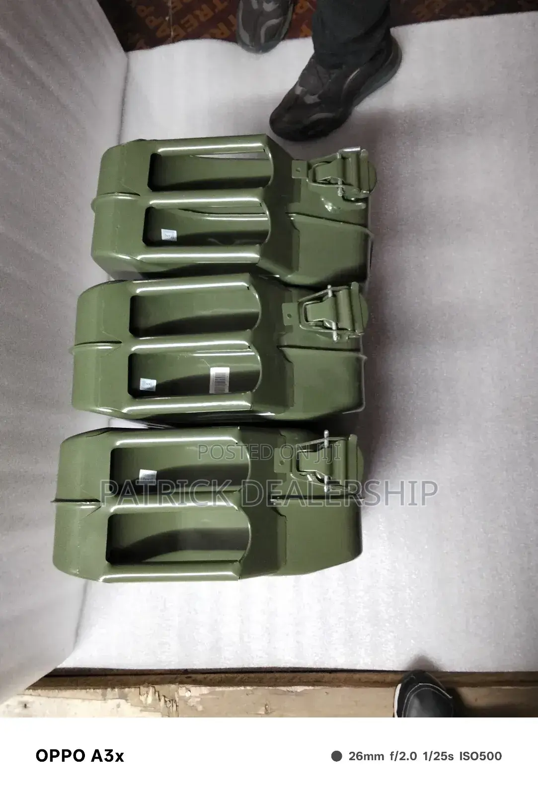 Metalic Green Jerry Can