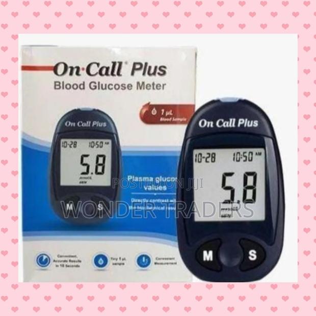 * on Call Blood Sugar Meter , Glucometer* . - main view