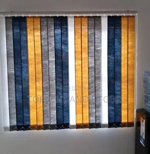 Colourful Decorative Vertical Blinds That Add Beauty in Office