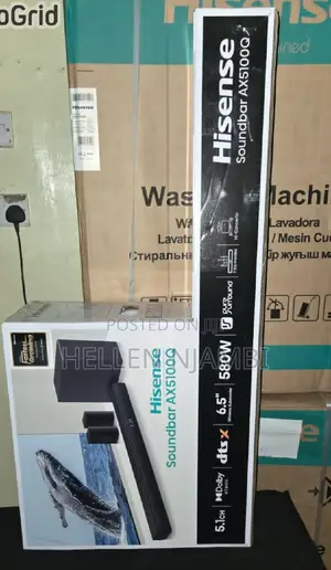 Hisense Soundbar Ax5100 5.1ch 580w