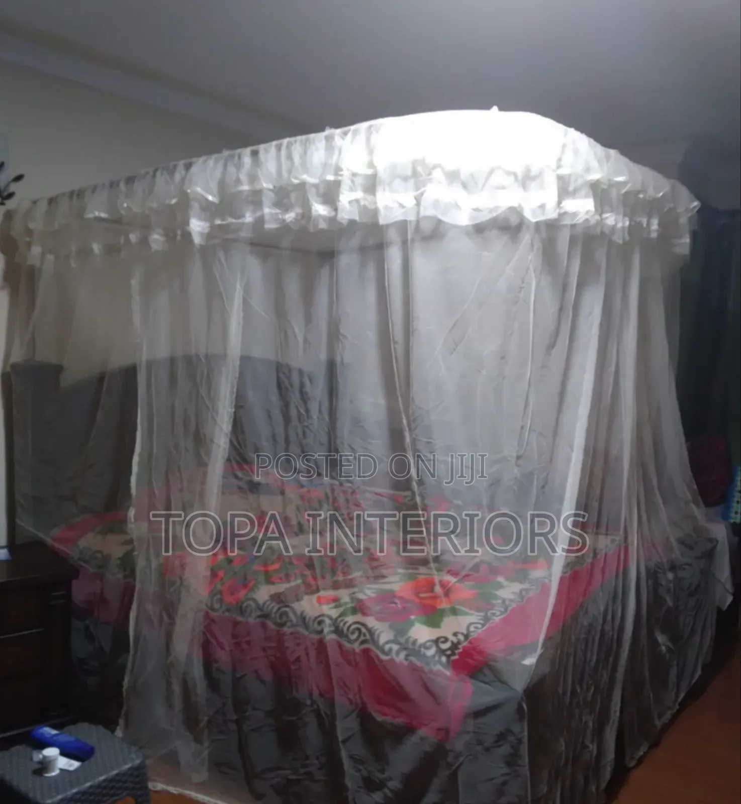 Do It Yourself Modern 2 Stand Sliding Rail Mosquito Nets