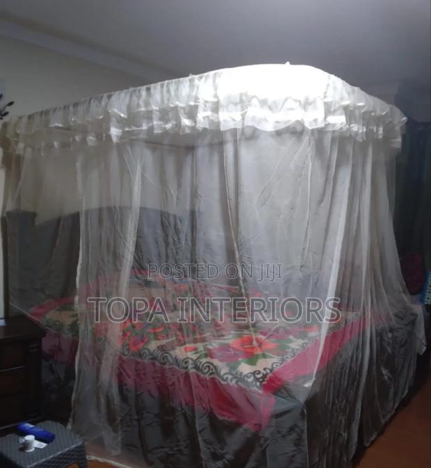 Do It Yourself Modern 2 Stand Sliding Rail Mosquito Nets
