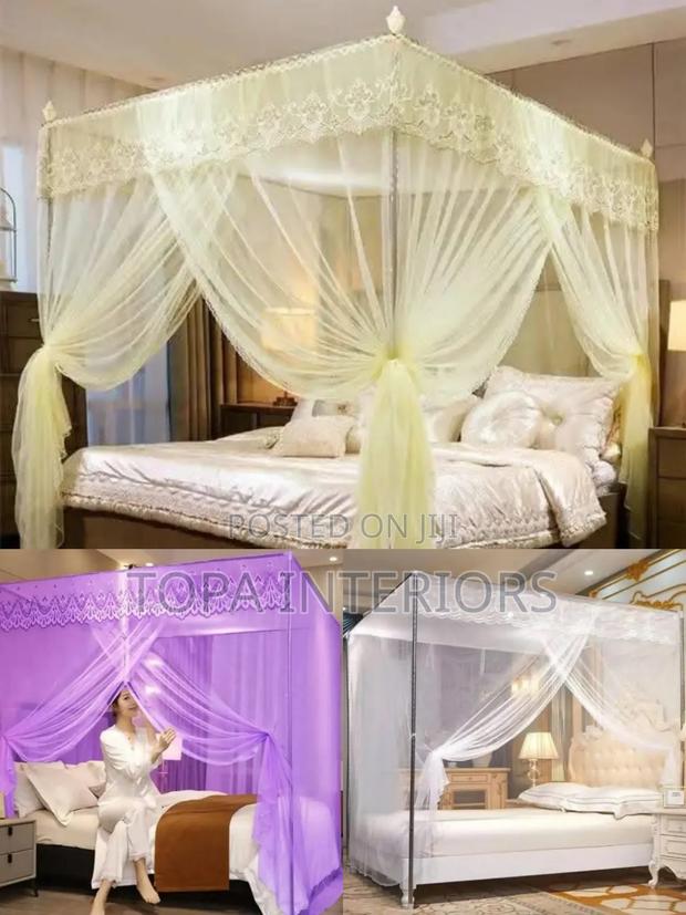 Protect Your Family From Mosquito Nets With 4 Stands Mosquito Nets
