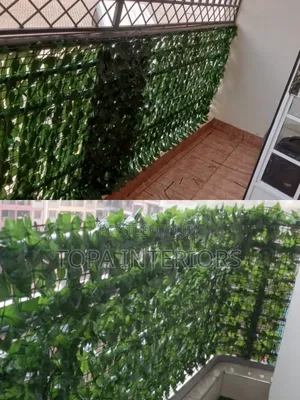Green Balcony Privacy Fence With Leaves for Balcony Privacy Shield