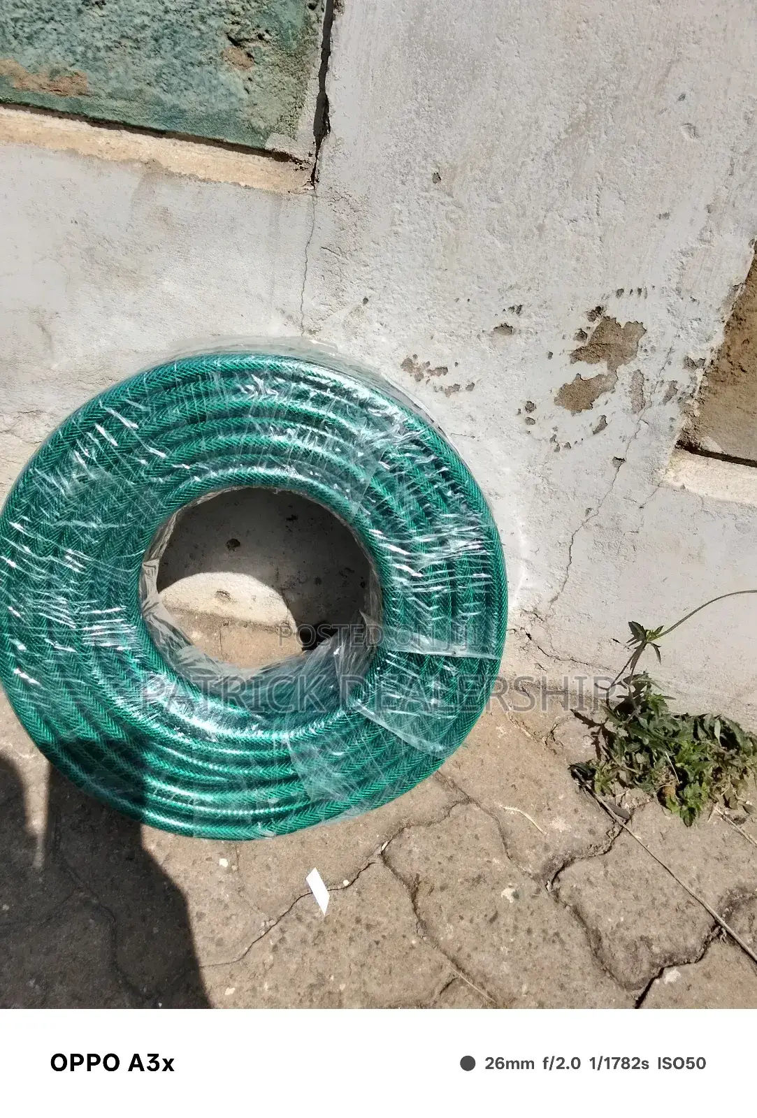 Green Braided Hose Pipes