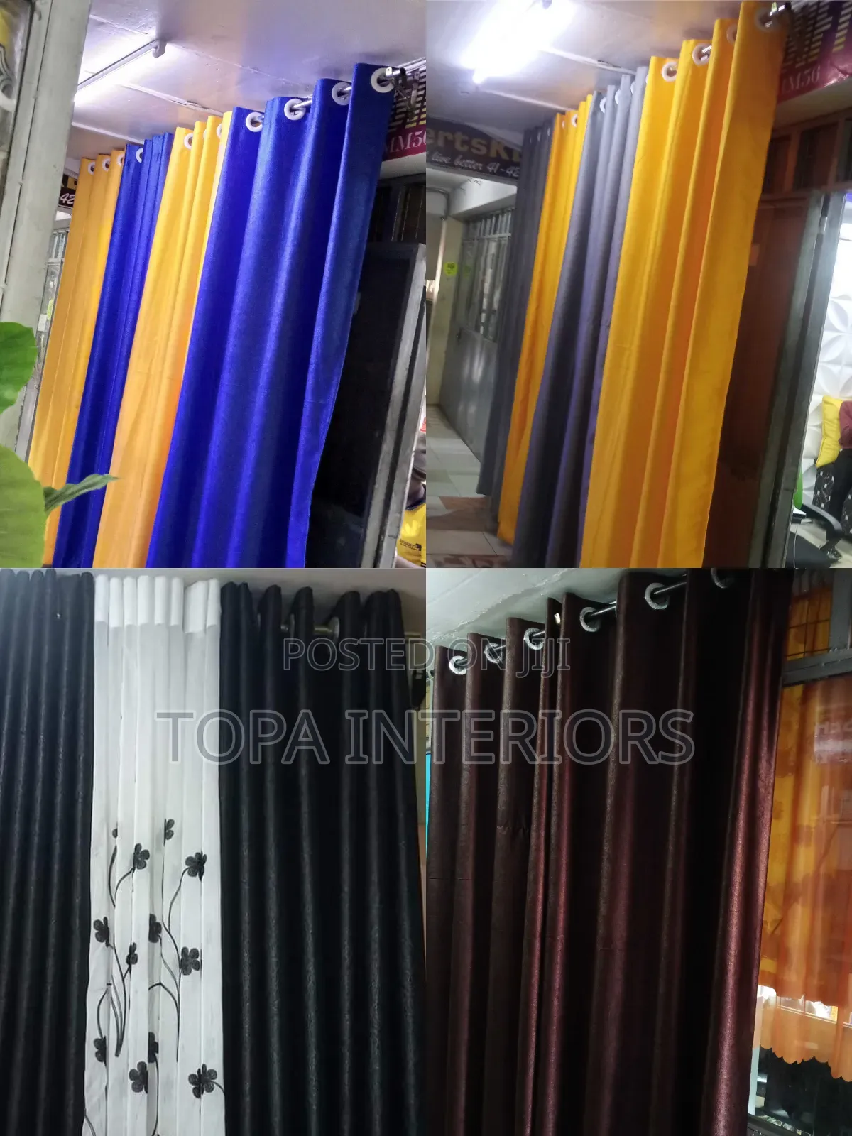 Plain Polyester Curtains for Windows and Doors