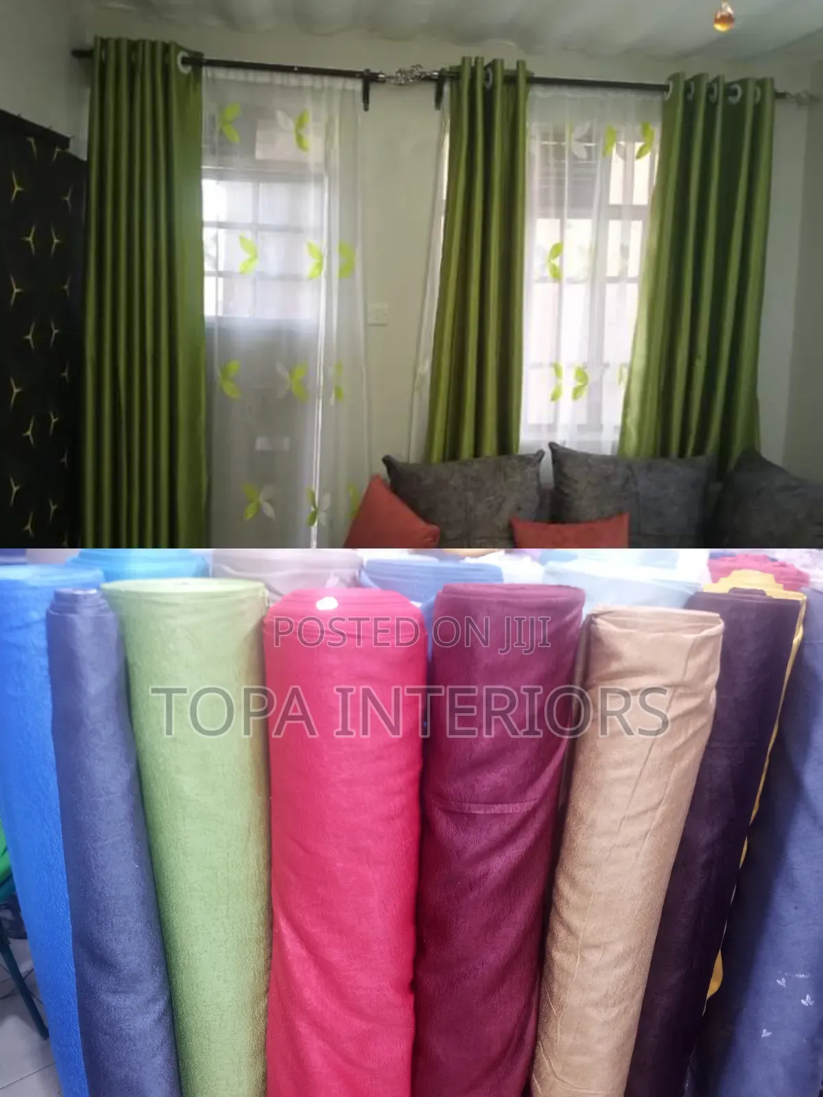 Affordable House Curtains Per Metre Inclusive of Stitching