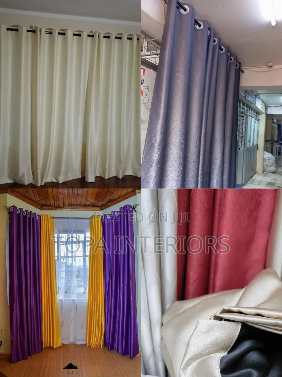 Home Decoration Plain Window Curtains