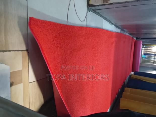 Red Outdoor PVC Antislip Rubber Mats Runners