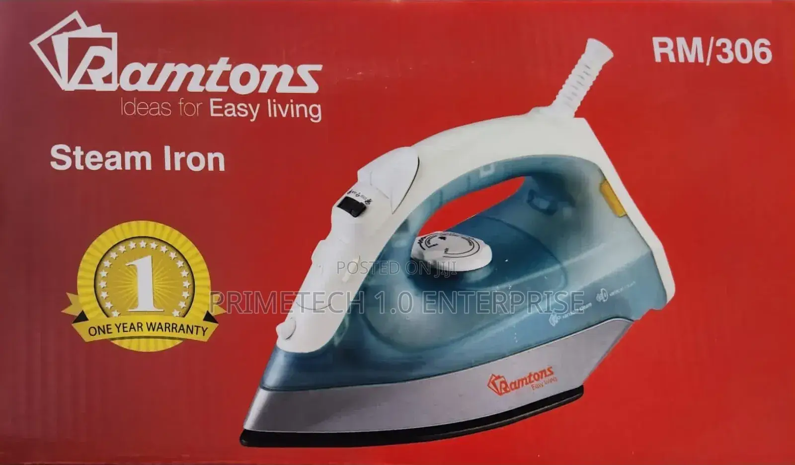 Ramton Steam Iron Box-New