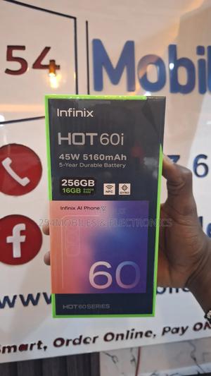 New Infinix Hot 60i 256 GB Black - main view