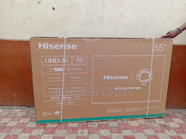 55 Inch Hisense A6 Uhd Frameless Smart Tv - thumbnail 3