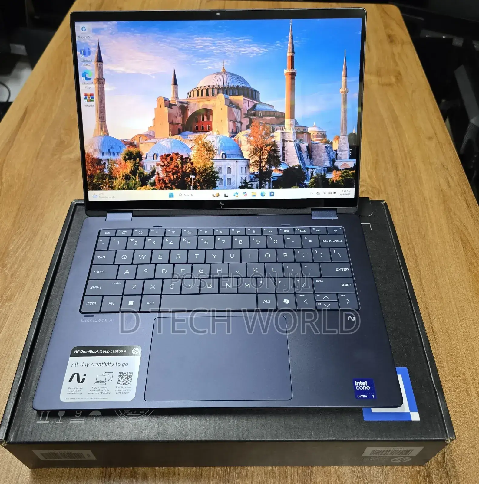 New Laptop HP OmniBook X Flip 14" 16GB Intel Core Ultra 7 SSD 1T