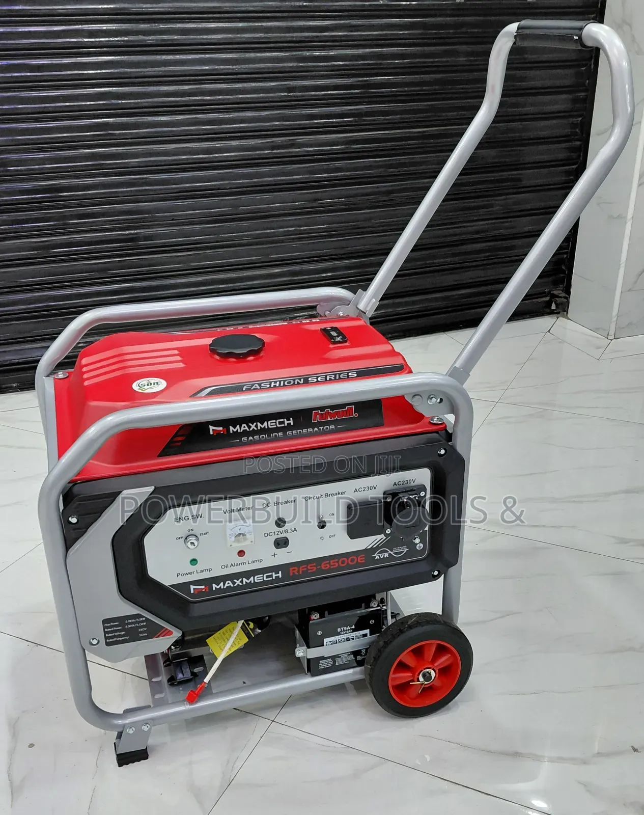 Maxmech 7kva Petrol Generator Keystart  Rfs-6500e