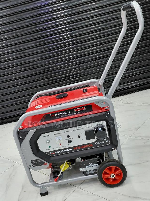 Maxmech 7kva Petrol Generator Keystart  Rfs-6500e - thumbnail 2